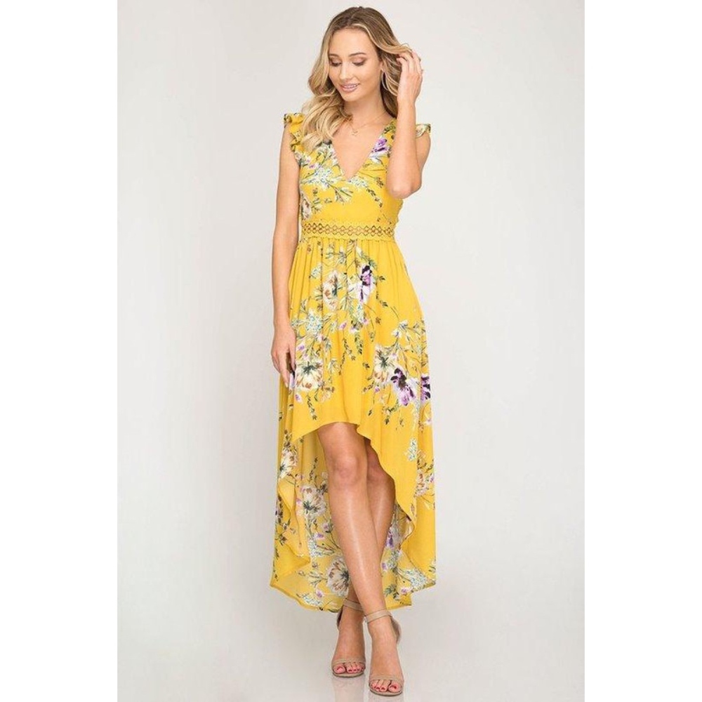 Naomi Floral Print Maxi Dress